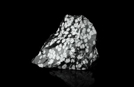 Obsidienne Flocon de Neige