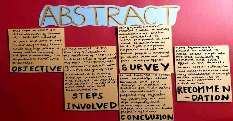  Sample of Executive Summary in economics project