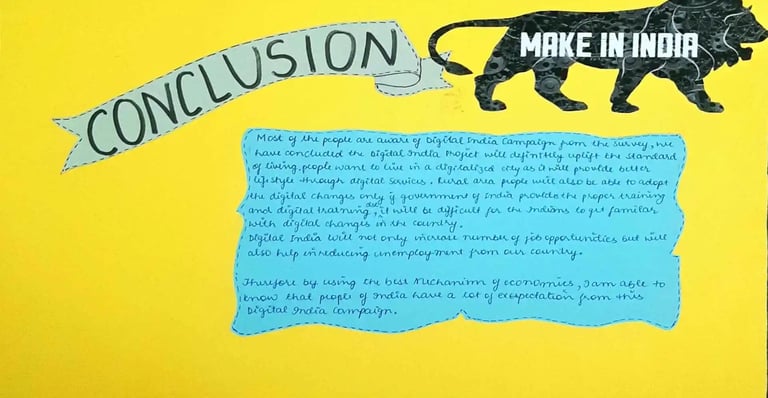 Conclusion Page in economics project