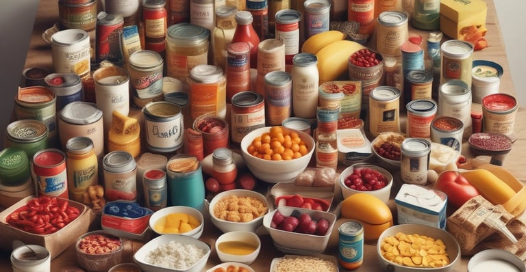 a man and woman are handing food to a man