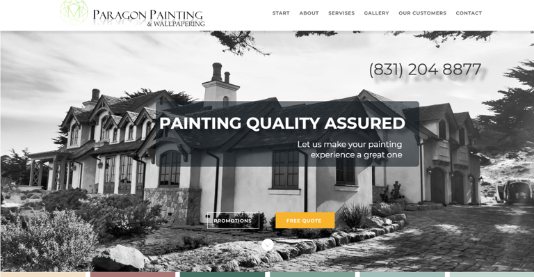 Professional exterior house painting services by Paragon Painting for large residential homes.