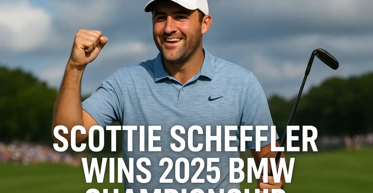 Scottie Scheffler Wins 2025 BMW Championship