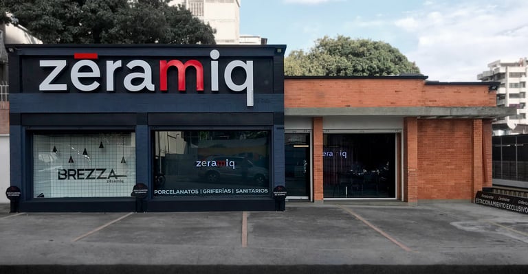 Fachada de la tienda Zeramiq, en Los Palos Grandes Caracas.