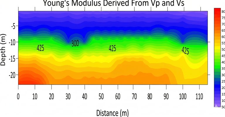 Higher Value Signifying Stiffer Soil