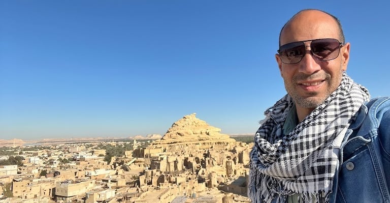MONTANHA DOS MORTOS OASIS DE SIWA COM GUIA HADI EGITO