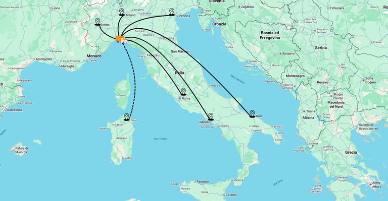 G&P Traslochi Genova effettua traslochi nazoinali