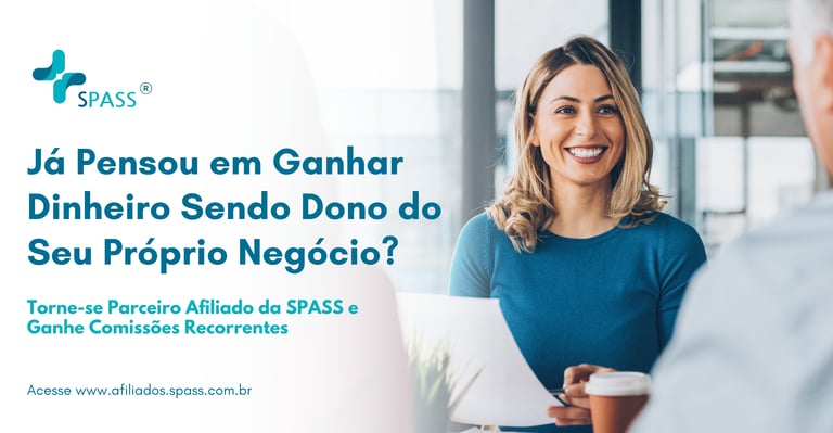 Imagem banner do lançamento do programa de afiliados da SPASS