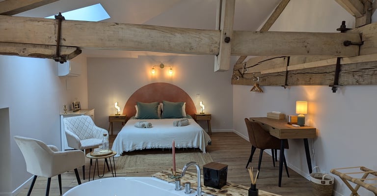 chambre d'hôtes Jaspe situé en Charente