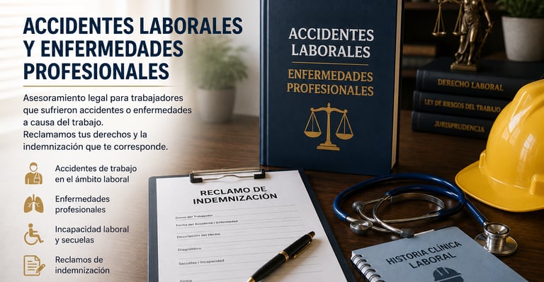 Abogado laboral en Córdoba para accidentes laborales y enfermedades profesionales