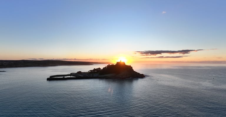 St Michaels mount at sunrise 1