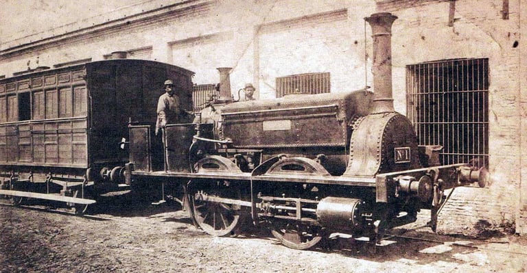 La Porteña, primer tren en Argentina