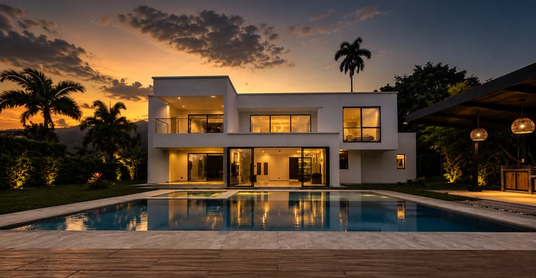 Casa Campestre Contemporánea en Combia Pereira