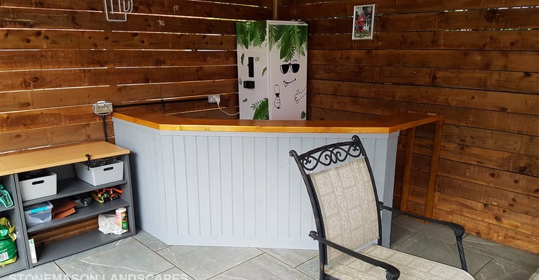 Garden Pub Pergola Bar Porcelain Patio - Hornchurch Upminster Romford Brentwood
