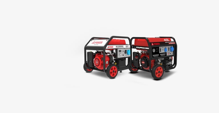 Gasoline Backup Generator - Reliable backup power solution for emergencies and recreation