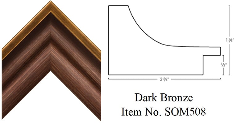 Dark Bronze Picture Frame Item No. SOM508