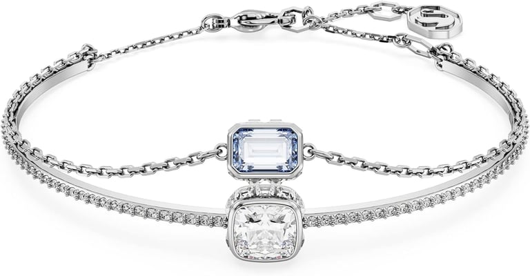 SWAROVSKI Stilla Collection Bangle Mixed Cut Crystals