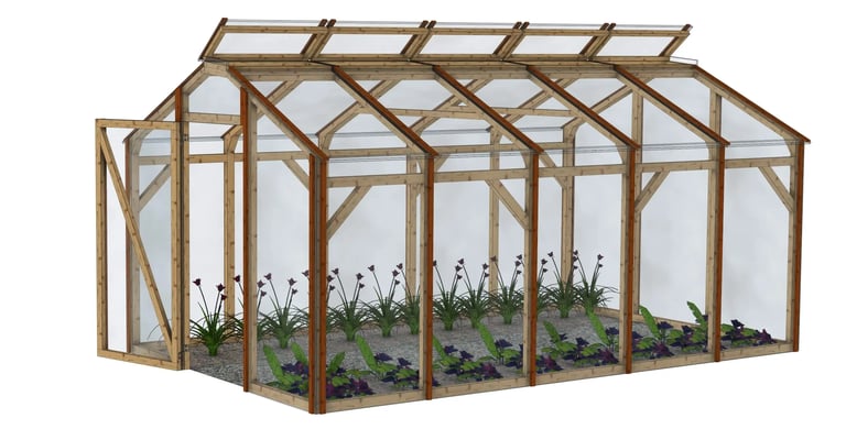 Serre en polycarbonate