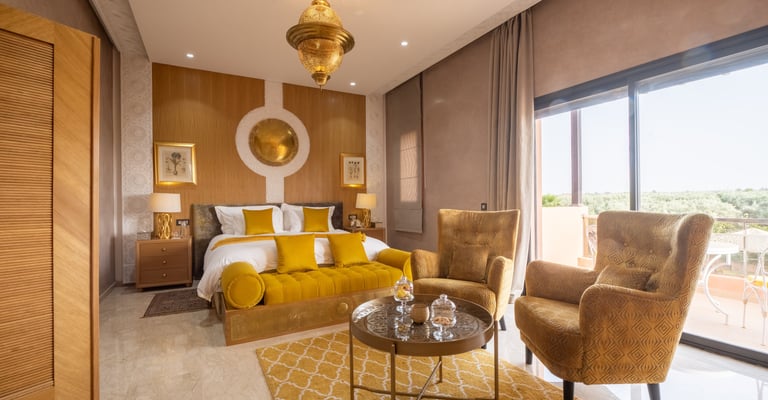 chambre royale de la Villa Dar Laila