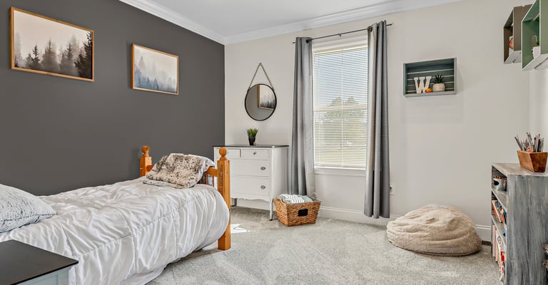 Child's Bedroom in Grays
