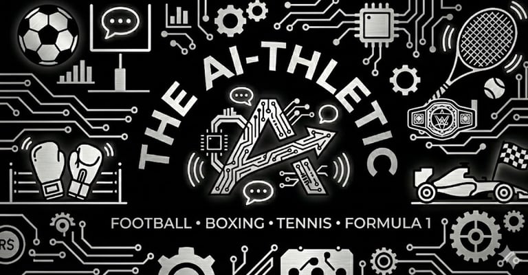 The AI-thletic sports podcast logo