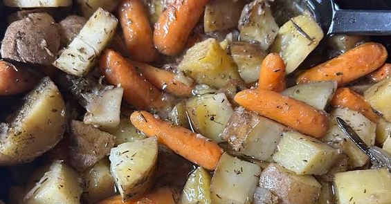 Roast with potatoes and carrots flavorful bites webpage.