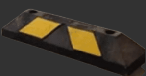 Topes para estacionamiento de hule