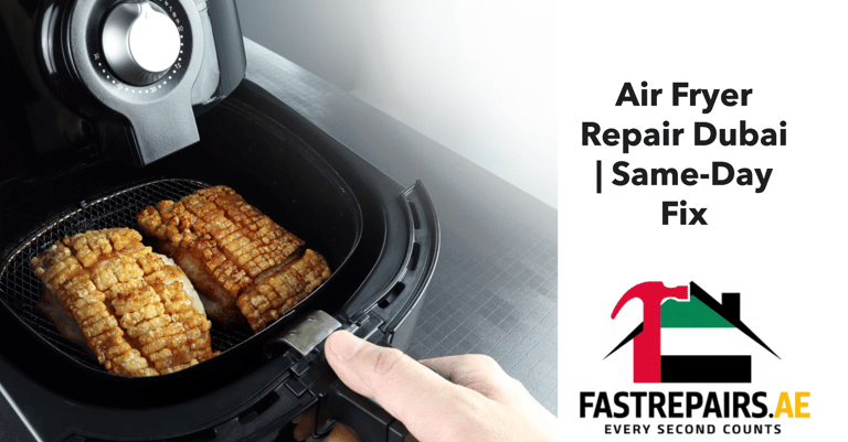 a person holding a fryer in front of a fryer