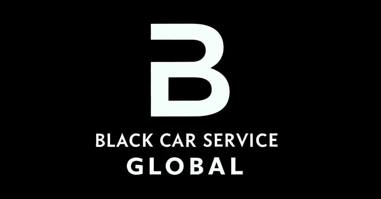 logo black car service global 