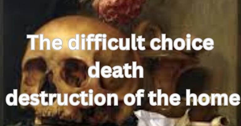 Death is certain how to die is your choice that choice