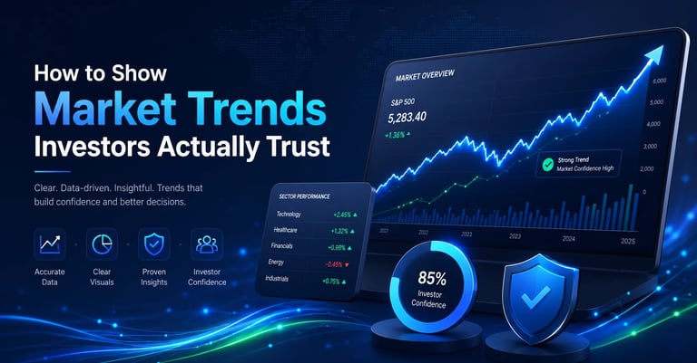How to Show Market Trends Investors Actually Trust