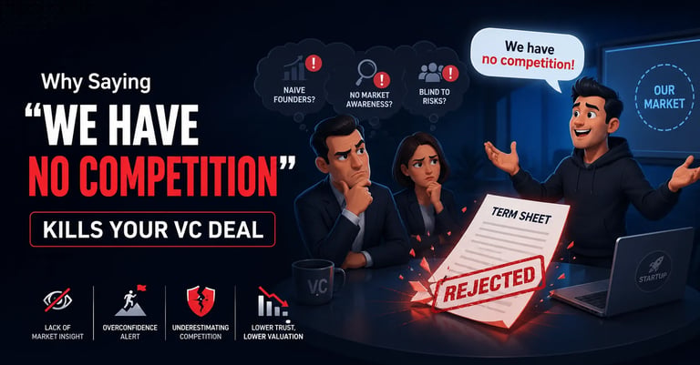 Why Saying "We Have No Competition" Kills Your VC Deal