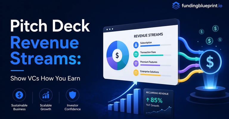 Pitch Deck Revenue Streams: Show VCs How You Earn