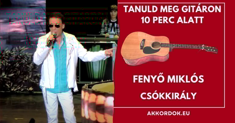 Gitár Akkordok: Fenyő Miklós - Csókkirály