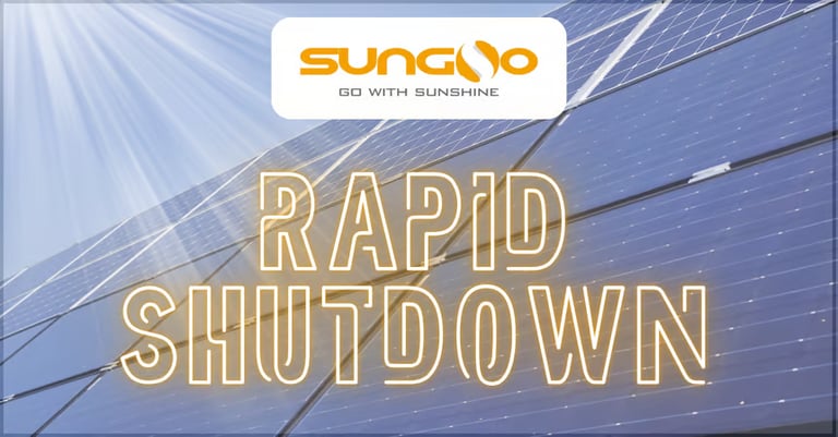 SUNGO Energy Rapid Shutdown Technology