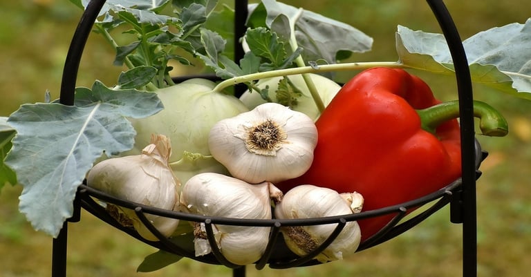 Garlic and Red pepper