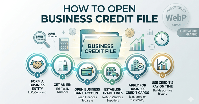 How to Open a Business Credit