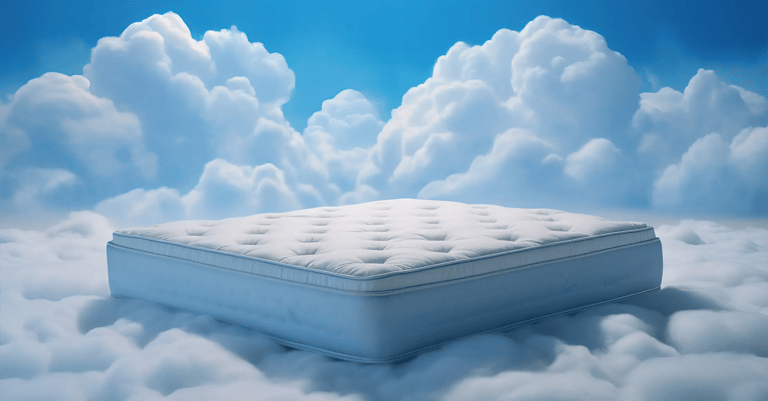 colchon sobre las nubes para un descanso reparador