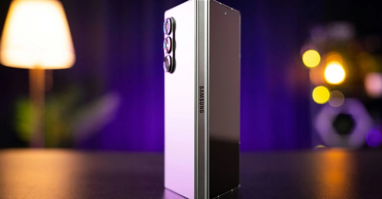 Los 10 Mejores Móviles plegables del 2024, mostrando el Galaxy Z Fold6