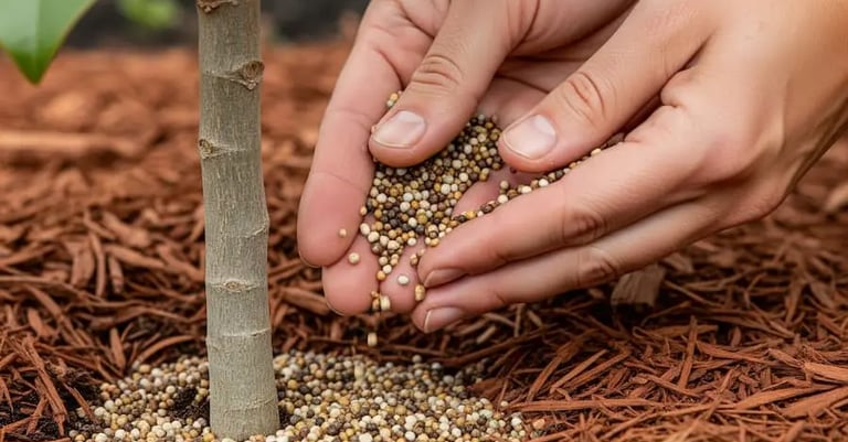 El abonado en verano, fundamental para el árbol de júpiter.