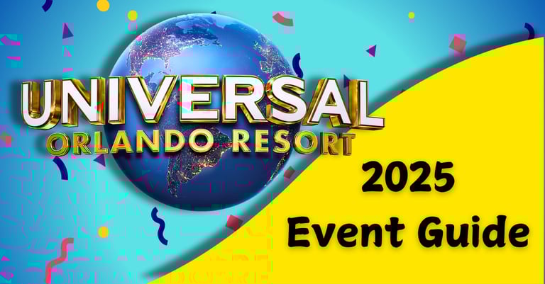 Universal Studios 2025 Event Guide