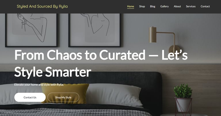 Styled And Sourced By Rylia Homepage