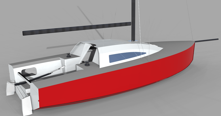 M22 XiO Daysailer Design of a sailing yacht trailerable DiY