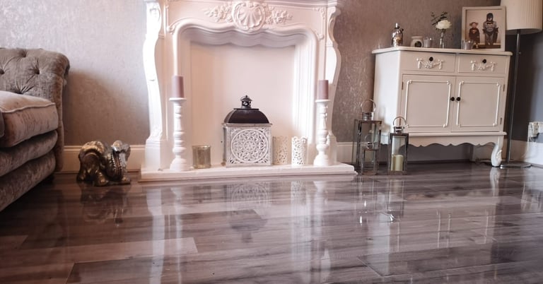 Laminate flooring installed in Stratford by Pro Fittings Ltd