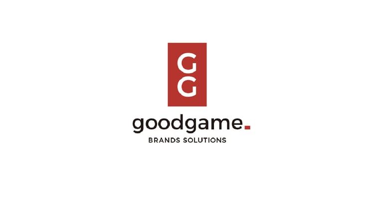 a logo for a company called good game