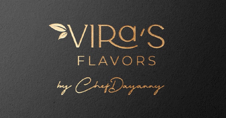 a business card with a gold foil foil foil logo