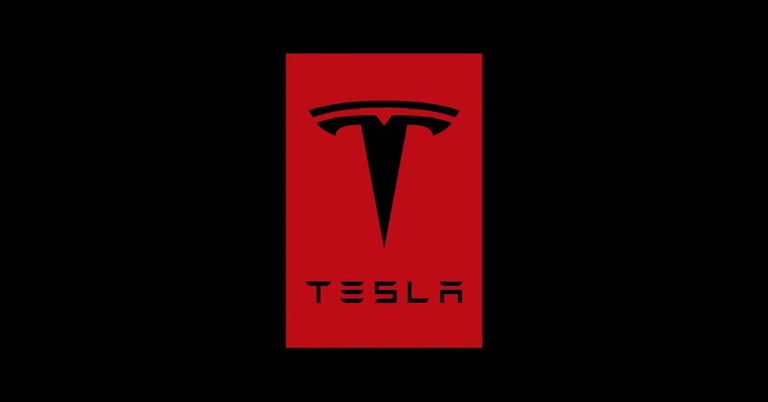 Tesla Logo Icon.