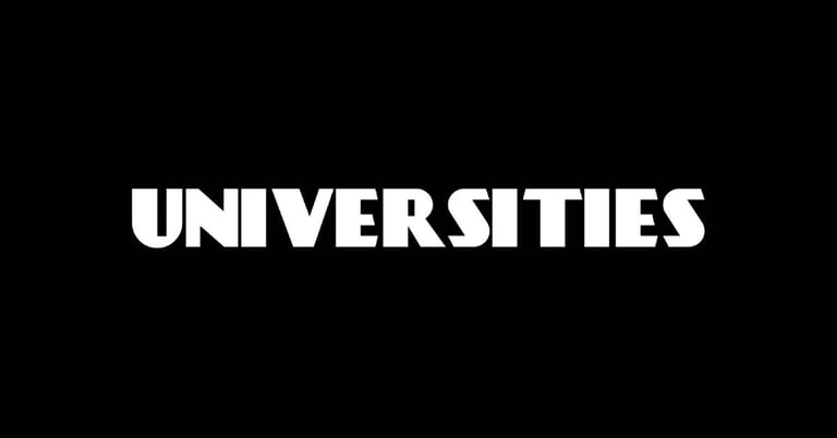 Universities.