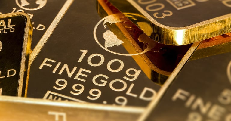 close-up of gold representing central banks using gold, and why you should too for gold ira