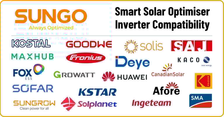 SUNGO Energy Solar Optimiser Inverter Compatibility 