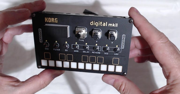 14 Korg NTS-1 MK2 Finally assembled